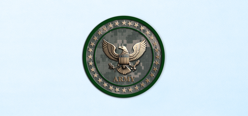 P 542 BL Army Blue Faux